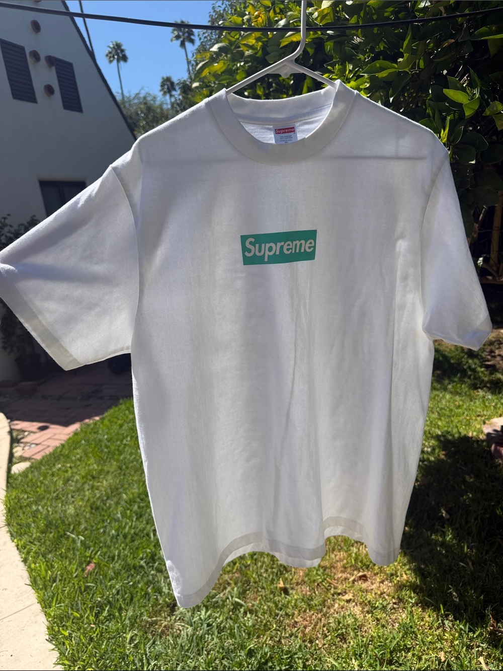 Supreme Tiffany & Co. Box Logo Tee White. Size XL. NWOT